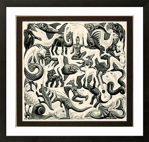 Escher Framed Poster Print Mosaic