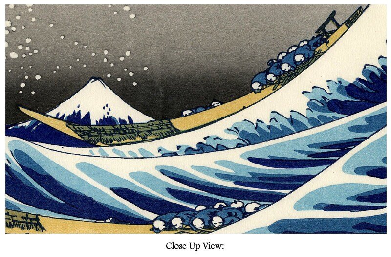 Great Wave of Kanagawa by Hokusai Print