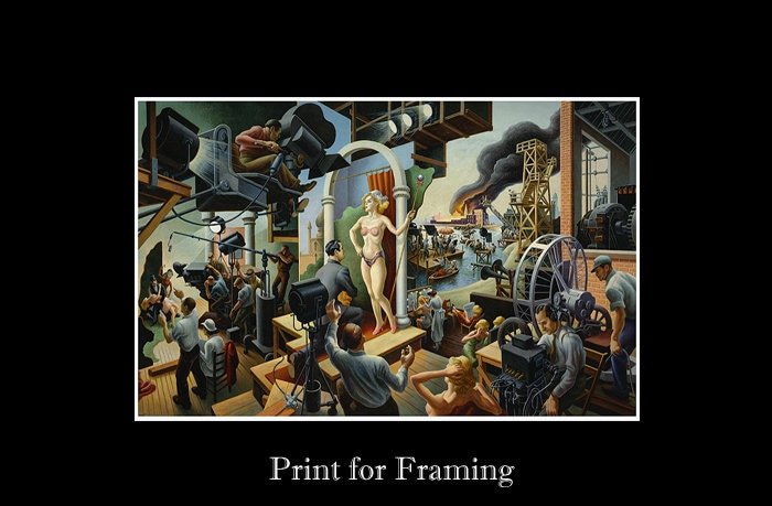Thomas Hart Benton Hollywood Print