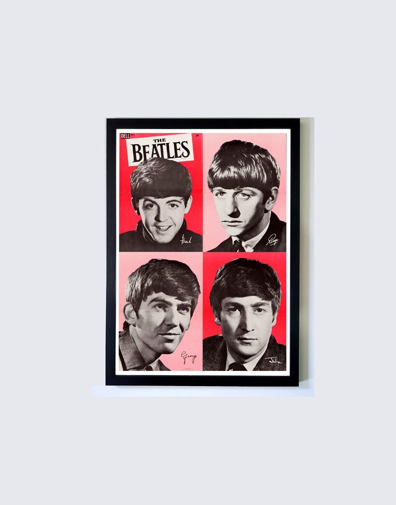 The Beatles 1960s Poster Highest Quality Framing