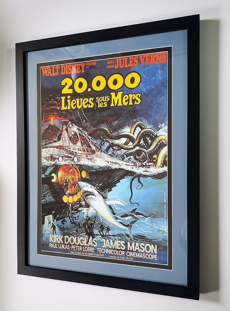 20000 Leagues Under the Sea Framed Movie Poster