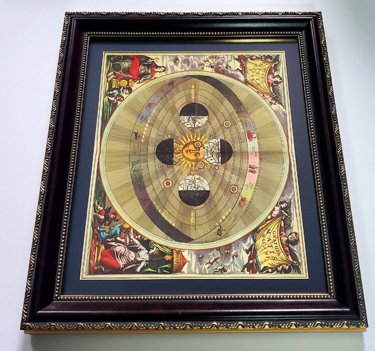 Celestial Maps Framed