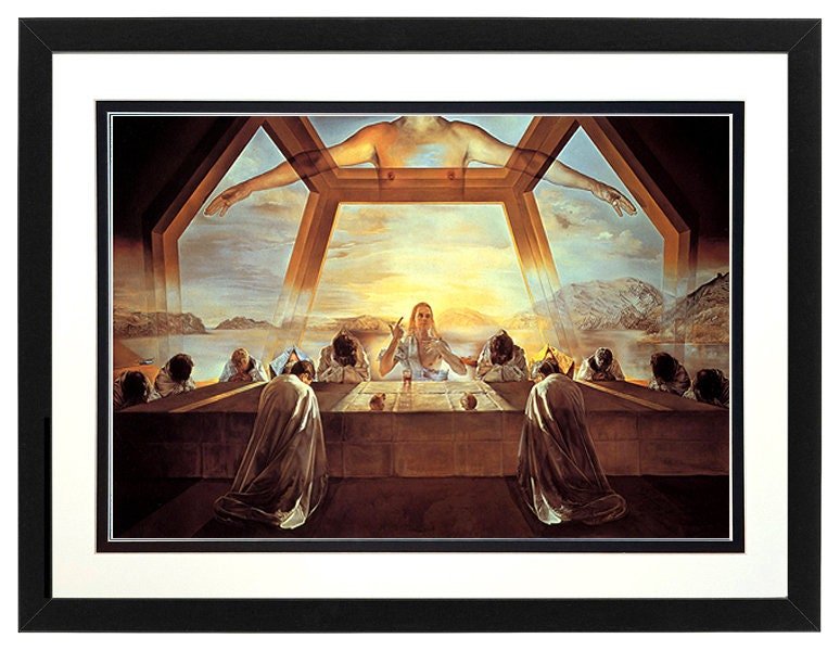 Dali The Last Supper Custom Framed & Mated Finest Quality