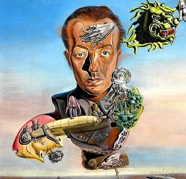 Salvador Dali Portrait Print