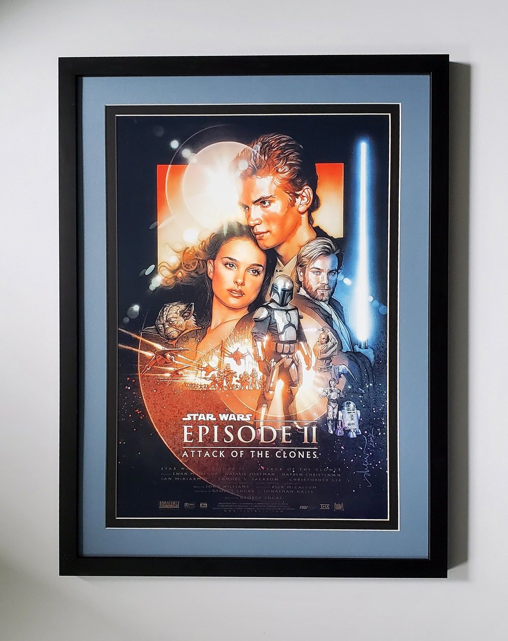 Star Wars Episode 2 Attack of The Clones Framed Finest Quality
