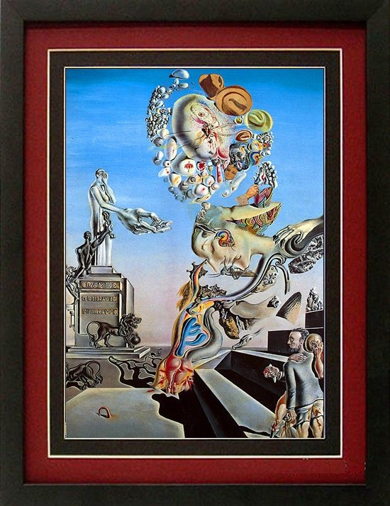 Dali Art Print Custom Framed & Mated Finest Quality