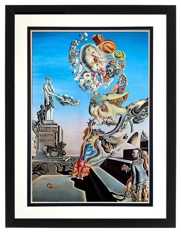 Dali Art Print Custom Framed & Mated Finest Quality