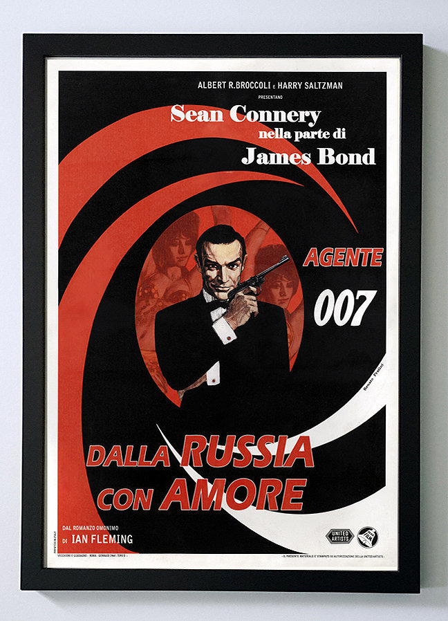 James Bond Poster 1963 Sean Connery