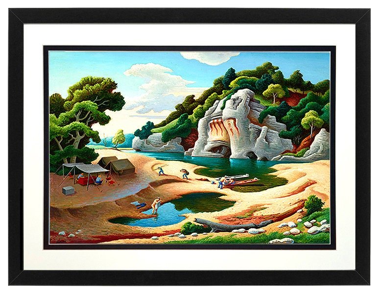Thomas Hart Benton Art Print Framed A+ Quality