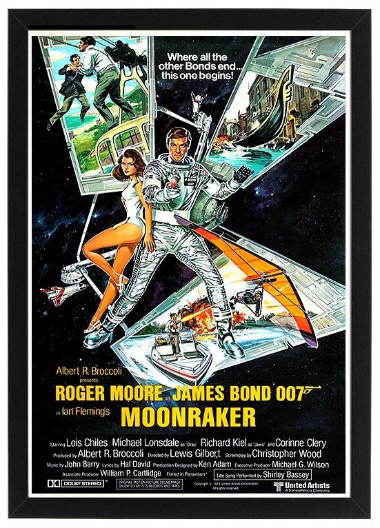 James Bond Movie Moonraker Framed