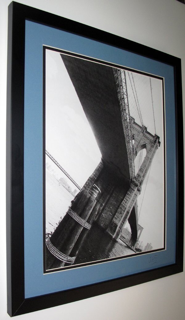 Brooklyn Bridge Photography Poster Rainbow of Steel