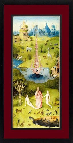 LARGE  Garden of Earthly Delights Art By Bosch 3 Framed Finest Quality Prints