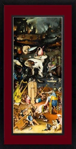 LARGE  Garden of Earthly Delights Art By Bosch 3 Framed Finest Quality Prints