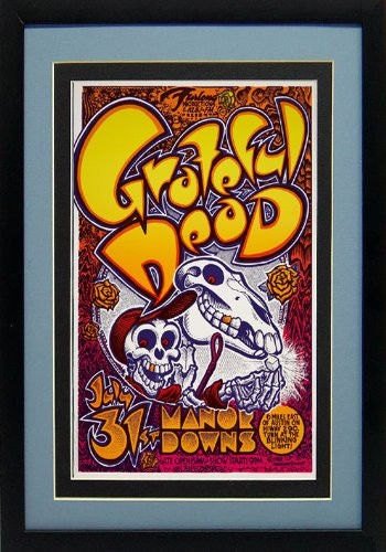 The Grateful Dead Framed & Mated Concert Poster 20 x15