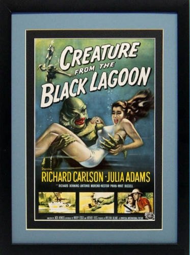 Creature From the Black Lagoon Poster Framed