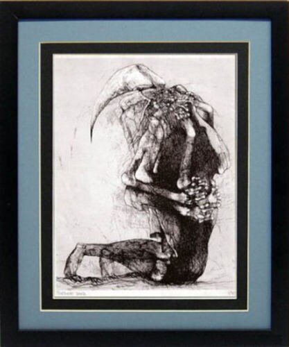 Beksinski Surreal Art Poster "Morph" Framed Print