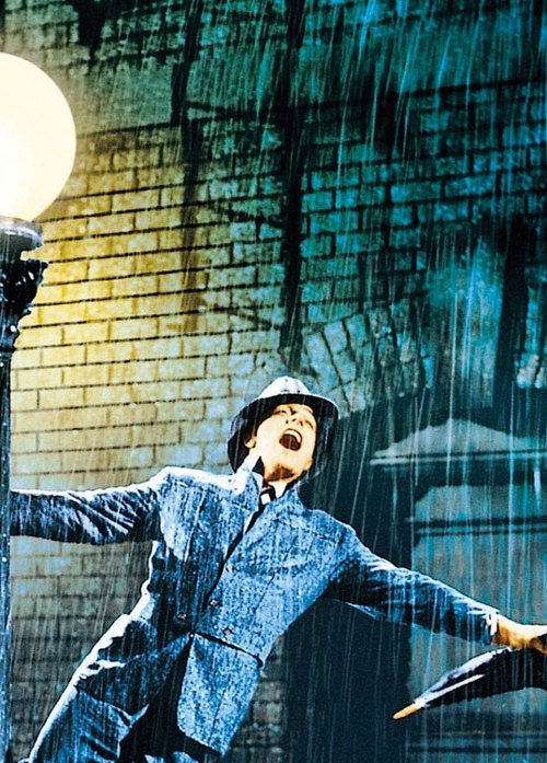 Singing In The Rain Movie Poster Custom Framed