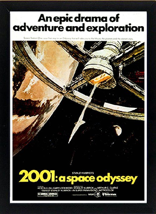 2001 Space Odyssey Framed Movie Poster Print 18x13