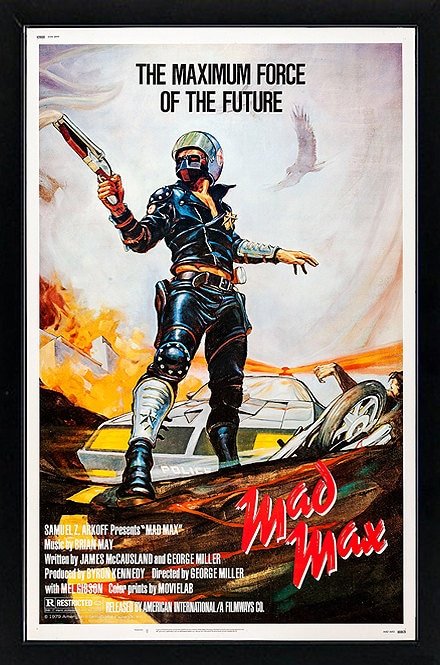Mad Max Movie Poster Framed