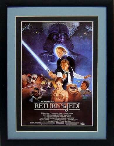 Return of the Jedi Star Wars Movie Poster Finest Quality Framing