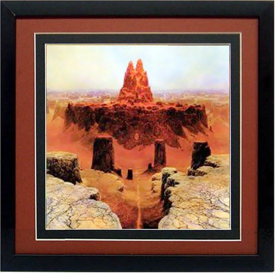 Framed Beksinski Art Poster Landscape