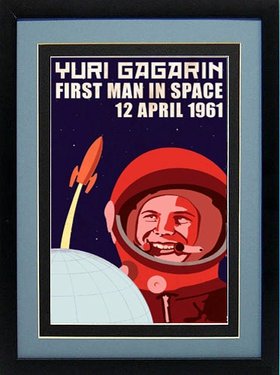 Gagarin First Man in Space Poster Highest Quality