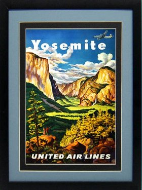 Yosemite National Park Poster Custom Framed A+ Quality