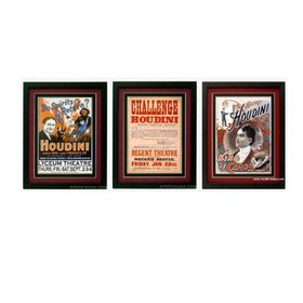 Houdini Posters Set of 3