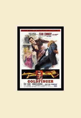 James Bond Goldfinger Poster Finest Framing