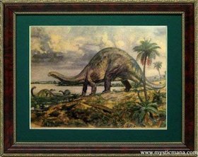Dinosaur Framed Print Museum Mural