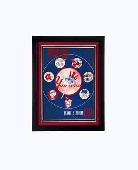 New York Yankees Poster Framed