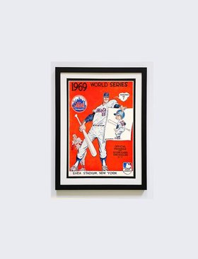 New York Mets 1969 Poster Framed