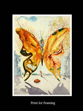 Canvas Print Salvador Dali Butterfly