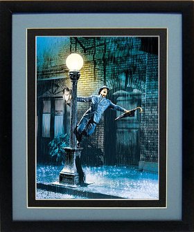 Singing In The Rain Movie Poster Custom Framed