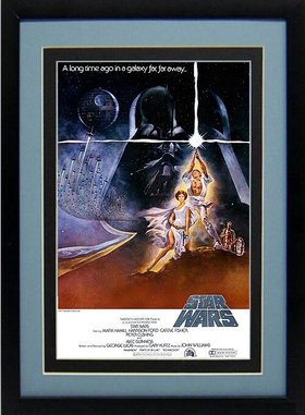 Star Wars Poster A New Hope Framed Old Version