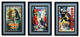 Godzilla Monster Movie Poster set Finest Quality Prints & Framing