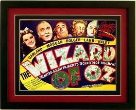 Wizard of Oz Movie Poster Framed 24x17