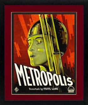Metropolis Poster Framed Highest Quality