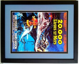 20000 Leagues Under the Sea Framed Movie Poster 12x15