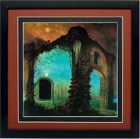 Framed Beksinski Art Poster Surreal Landscape